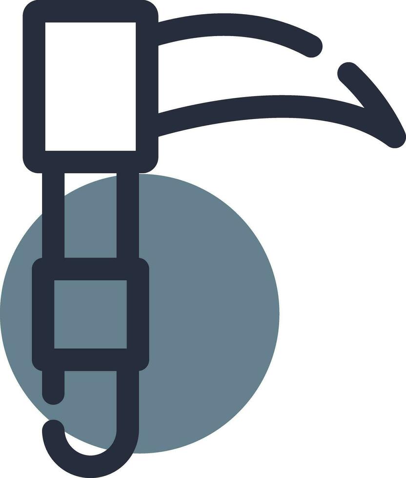 Pickaxe Creative Icon Design vector