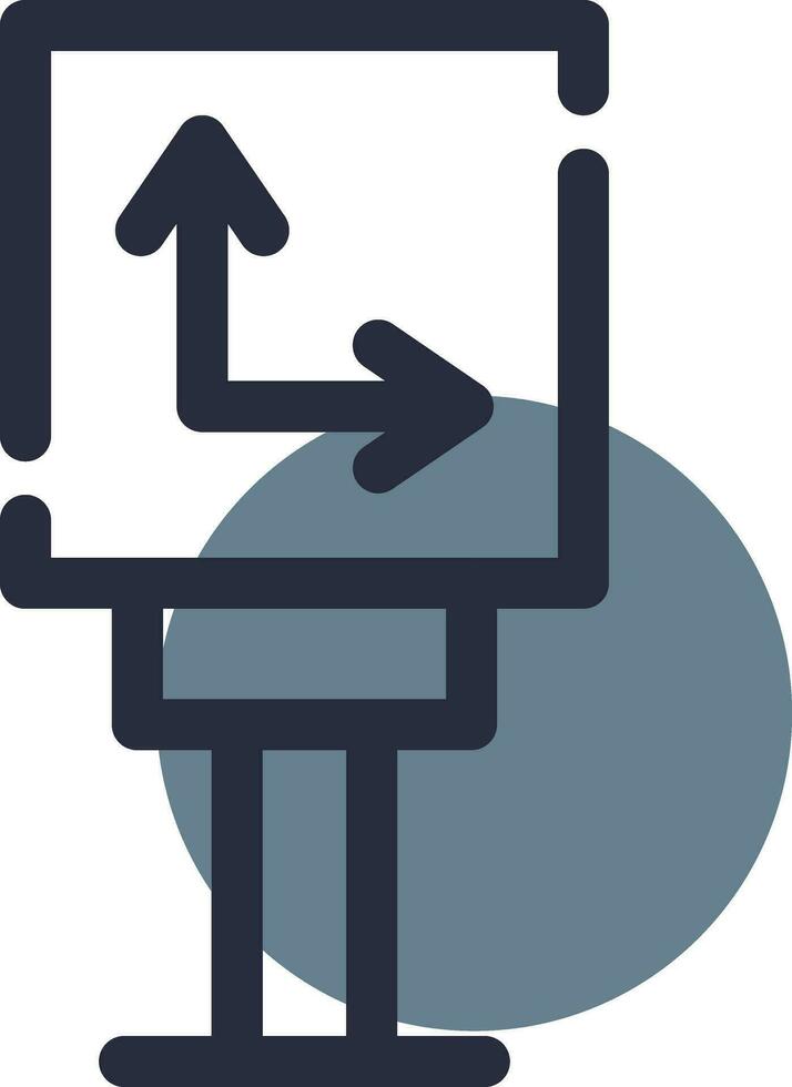 Roads Creative Icon Design vector