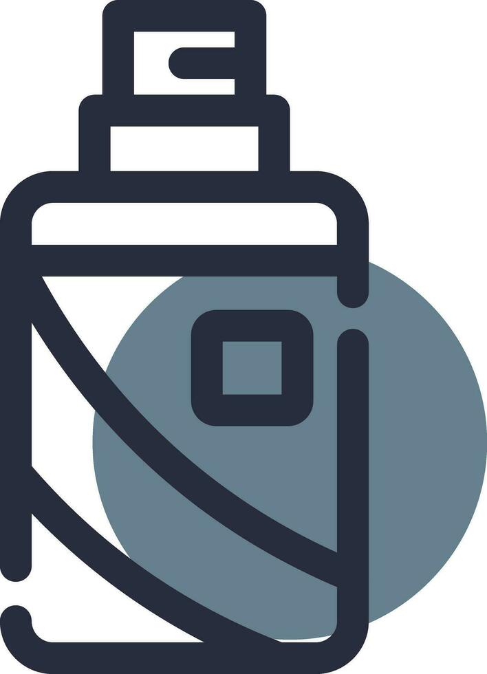 Hair Spray Creative Icon Design vector