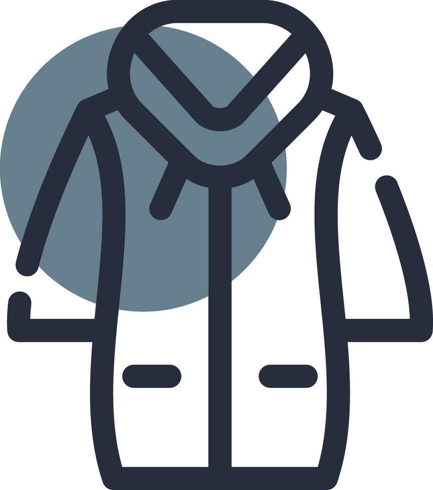 diseño de icono creativo de chaqueta vector