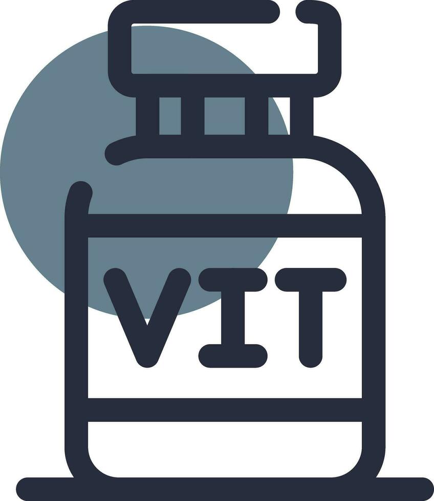 Vitamins Creative Icon Design vector