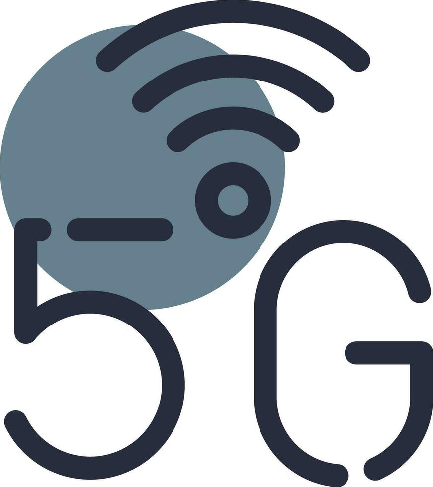 5G Creative Icon Design vector