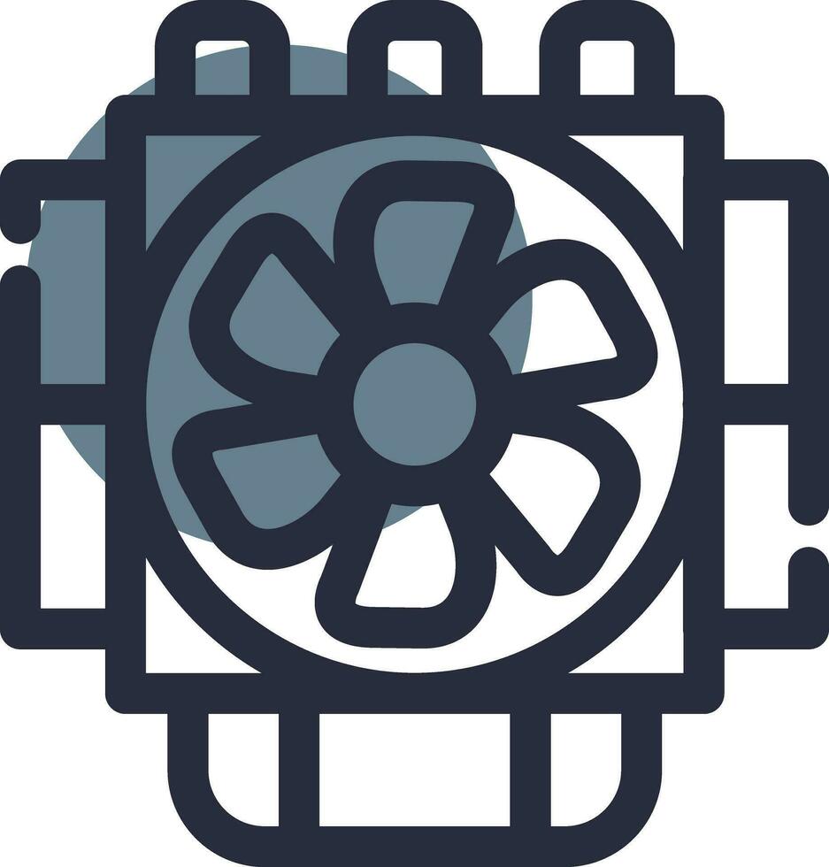 Heatsink Creative Icon Design vector