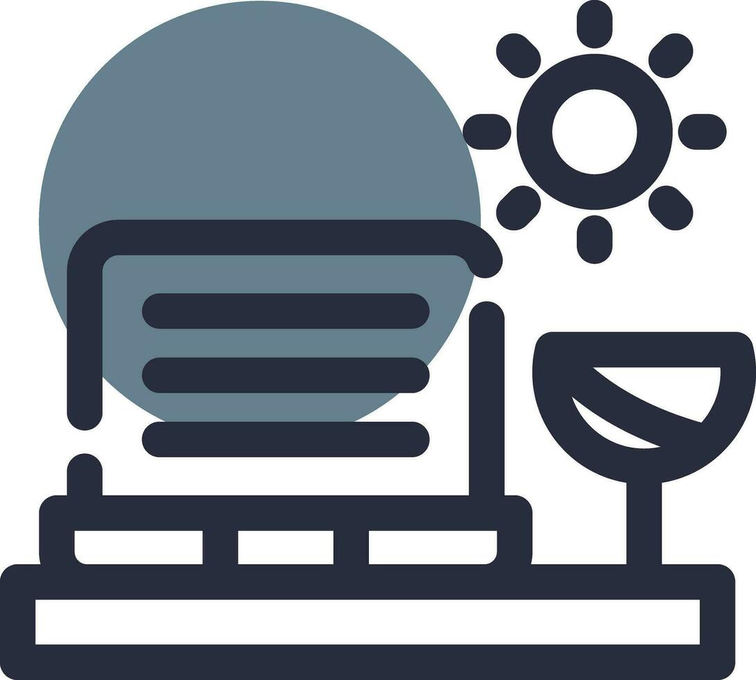Digital Nomad Creative Icon Design vector