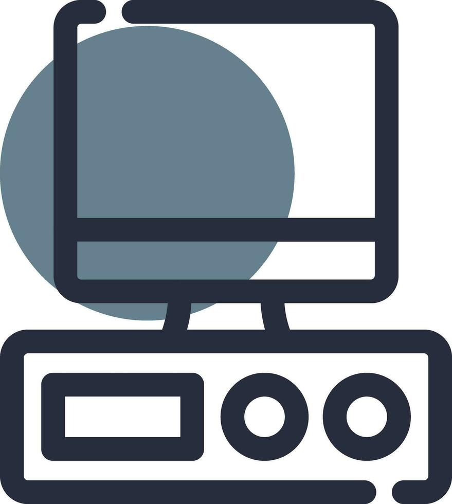 Computer Creative Icon Design vector