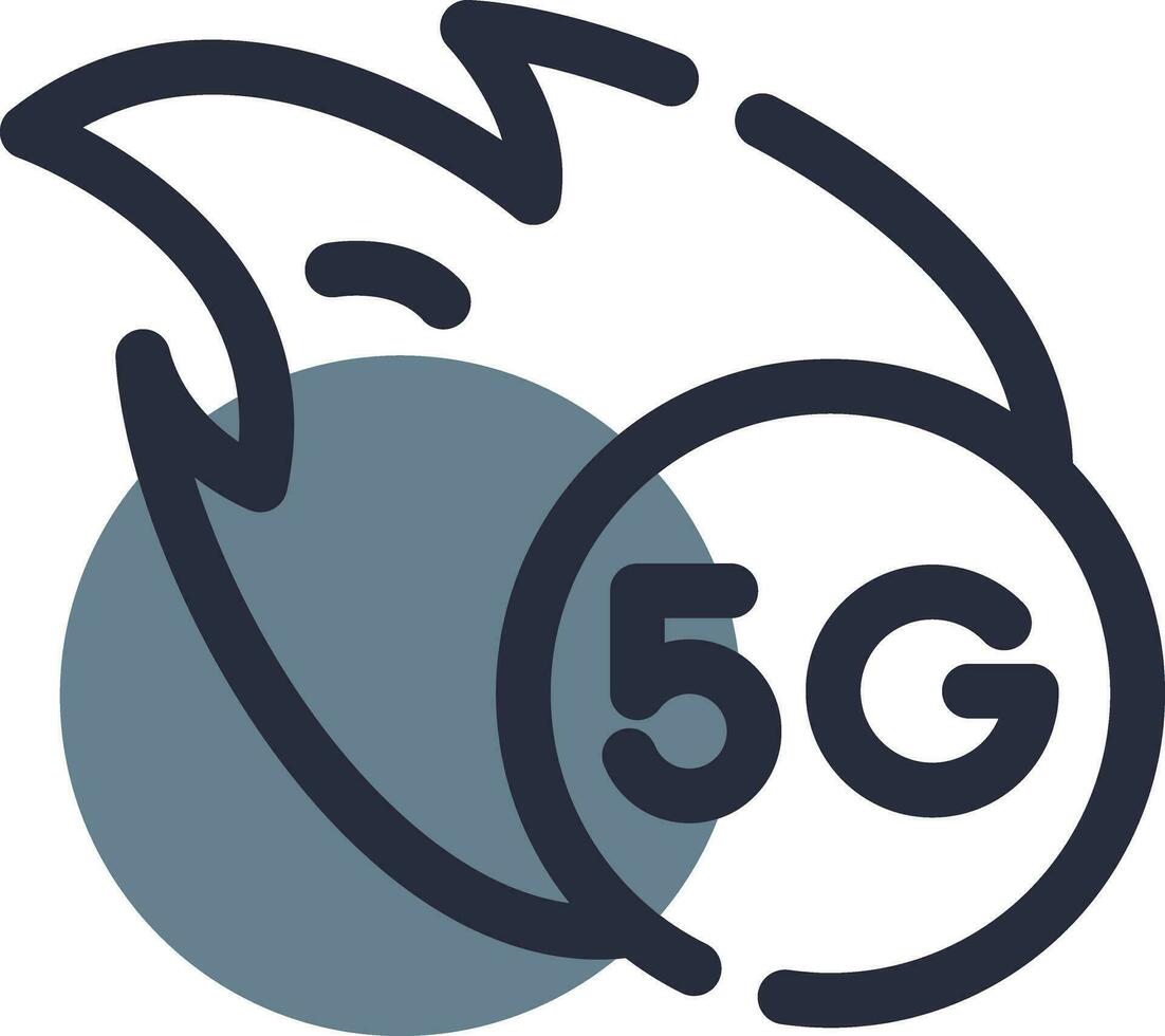 5G Creative Icon Design vector