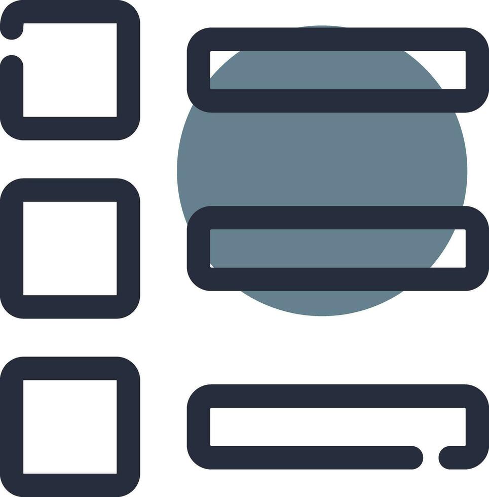 List Creative Icon Design vector