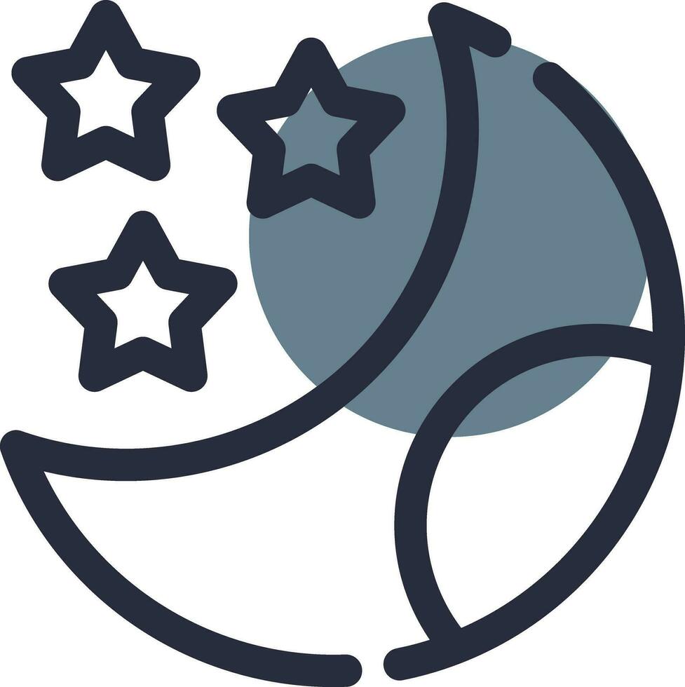 Moon Creative Icon Design vector