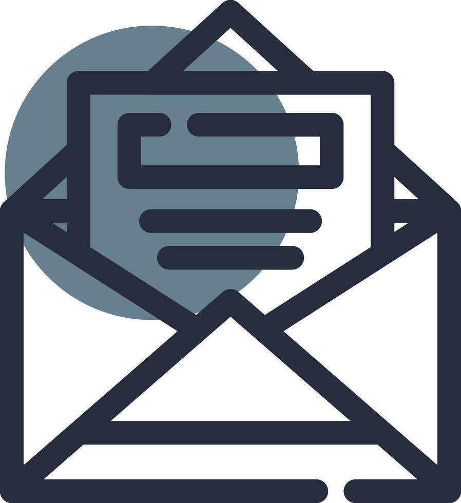 Open Email Creative Icon Design vector