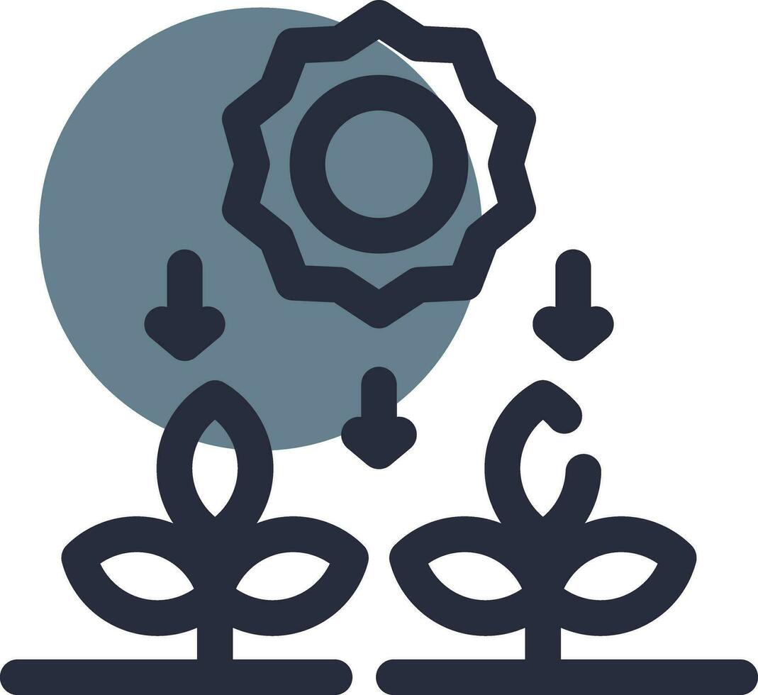 Photosynthesis Creative Icon Design vector