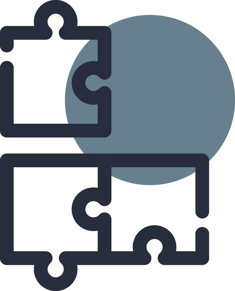 Puzzle Creative Icon Design vector