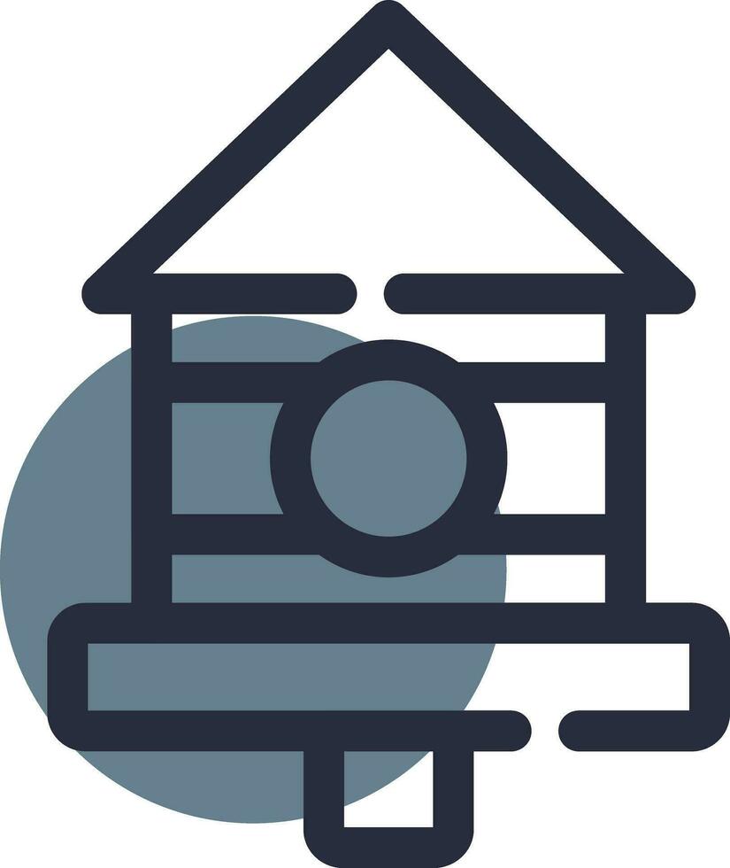 Birdhouse Creative Icon Design vector