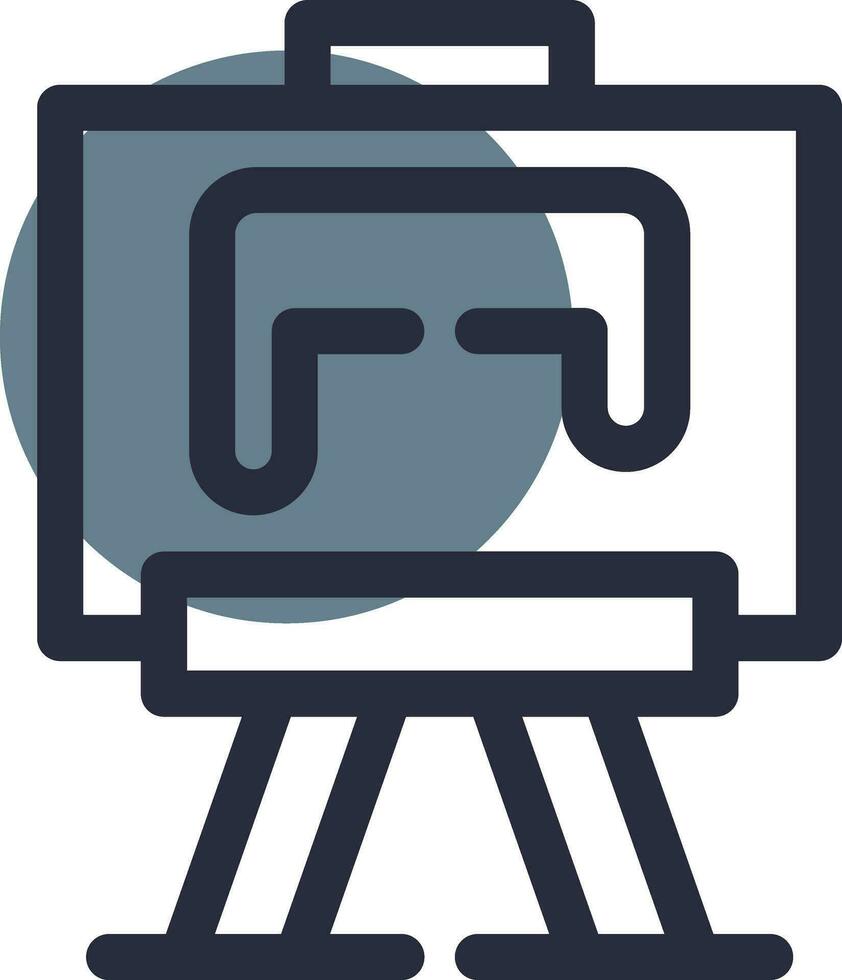 Paint Canvas Creative Icon Design vector