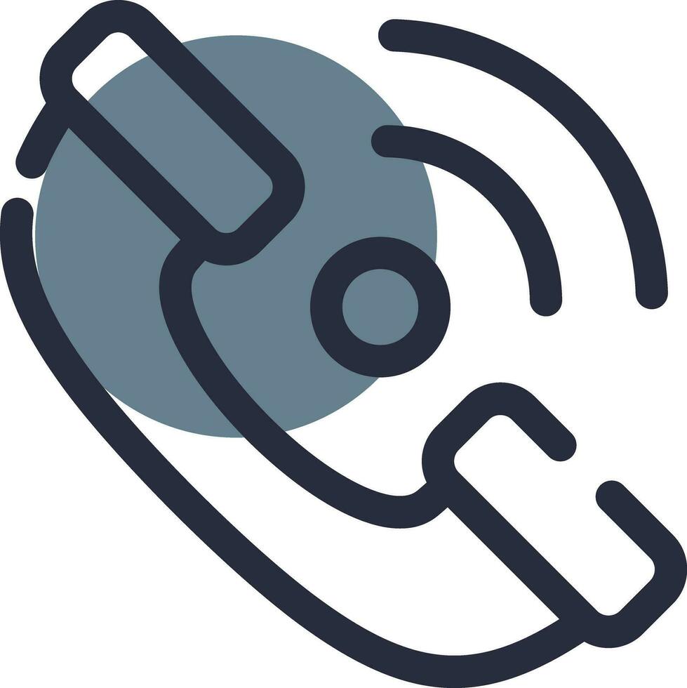 Phone Receiver Creative Icon Design vector
