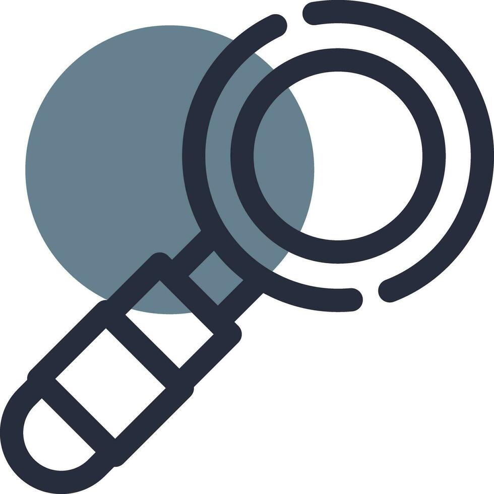 Magnifying Glass Creative Icon Design vector