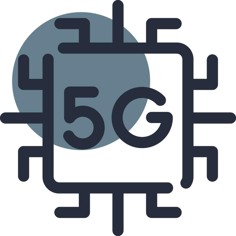 5G Creative Icon Design vector