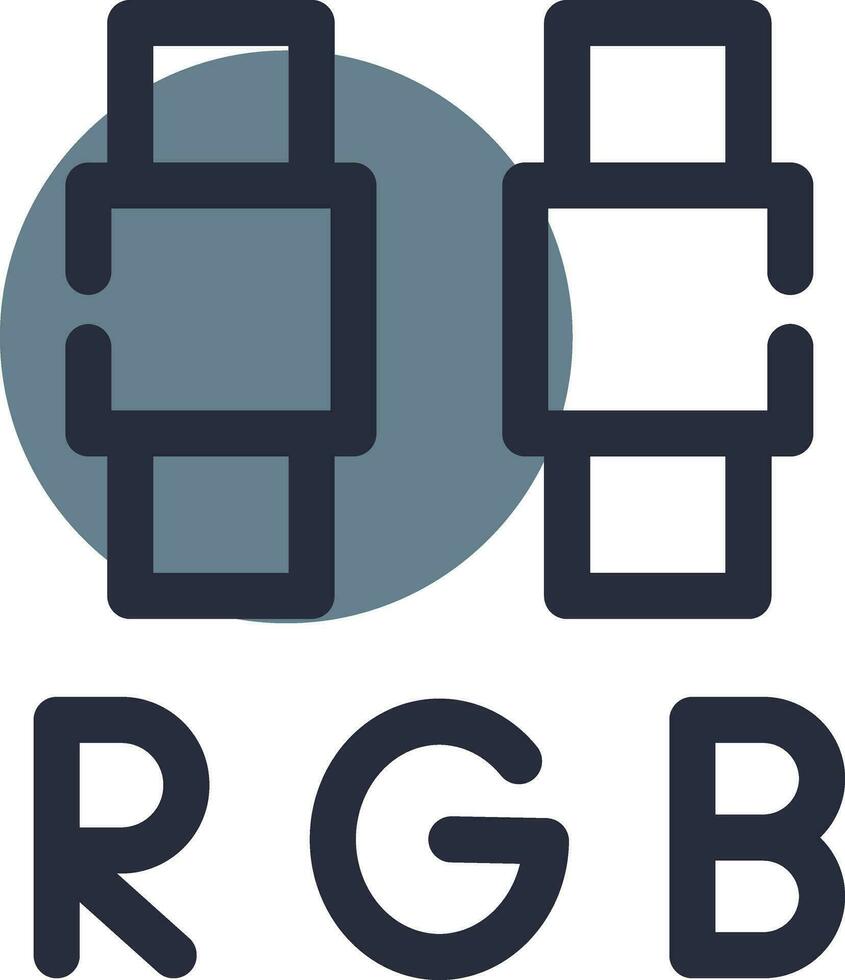 Rgb Creative Icon Design vector