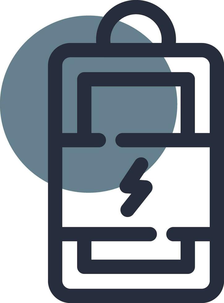 Charging Battery Creative Icon Design vector