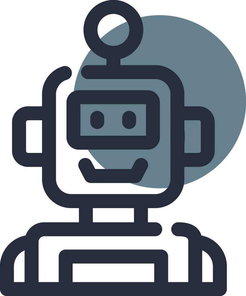 diseño de icono creativo bot vector