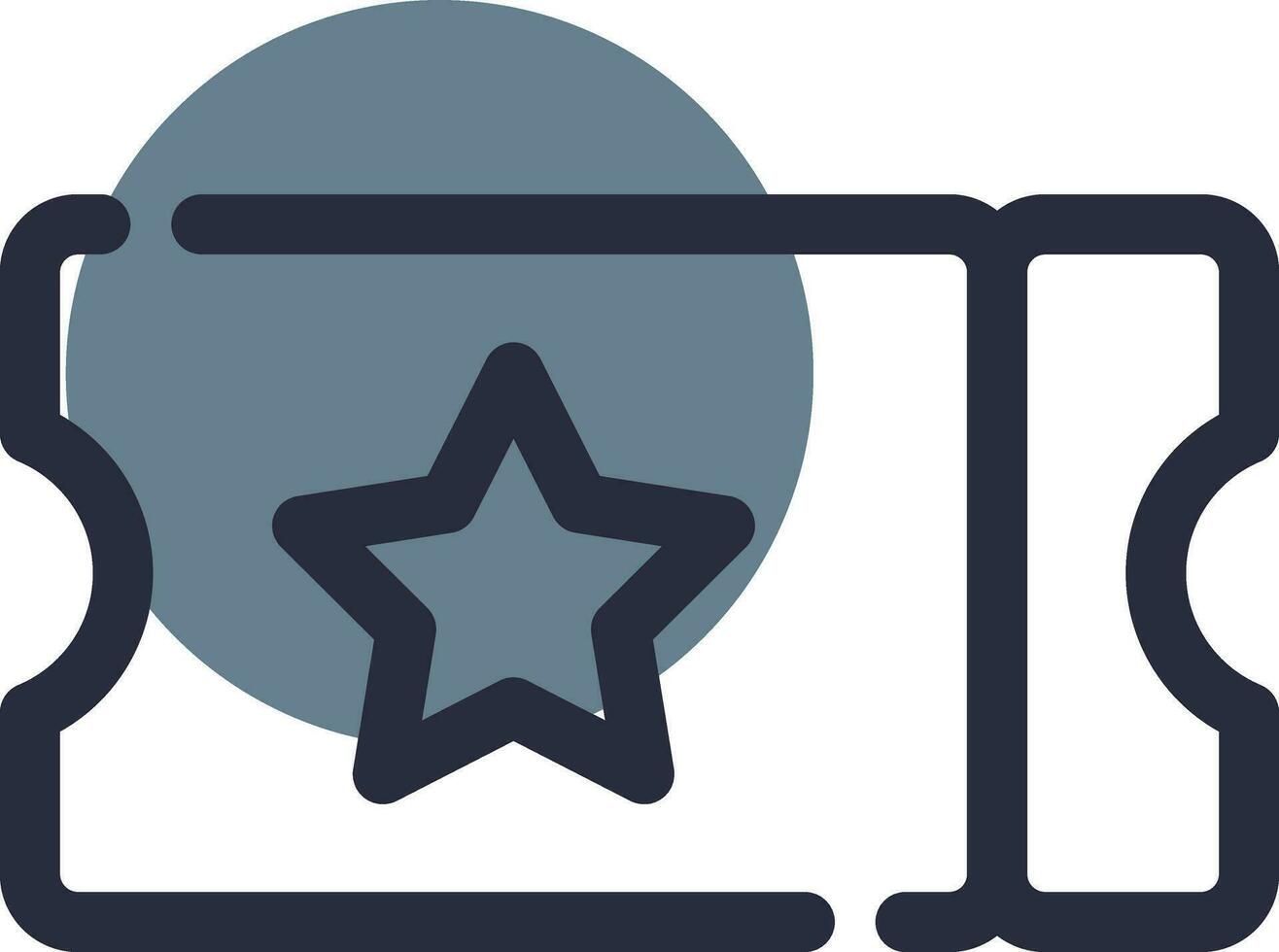 Ticket Creative Icon Design vector