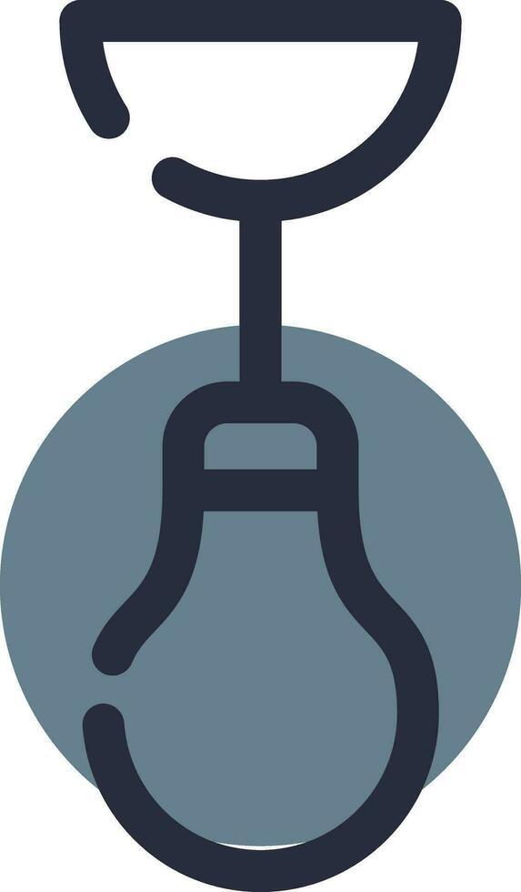 Ceiling Lamp Creative Icon Design vector