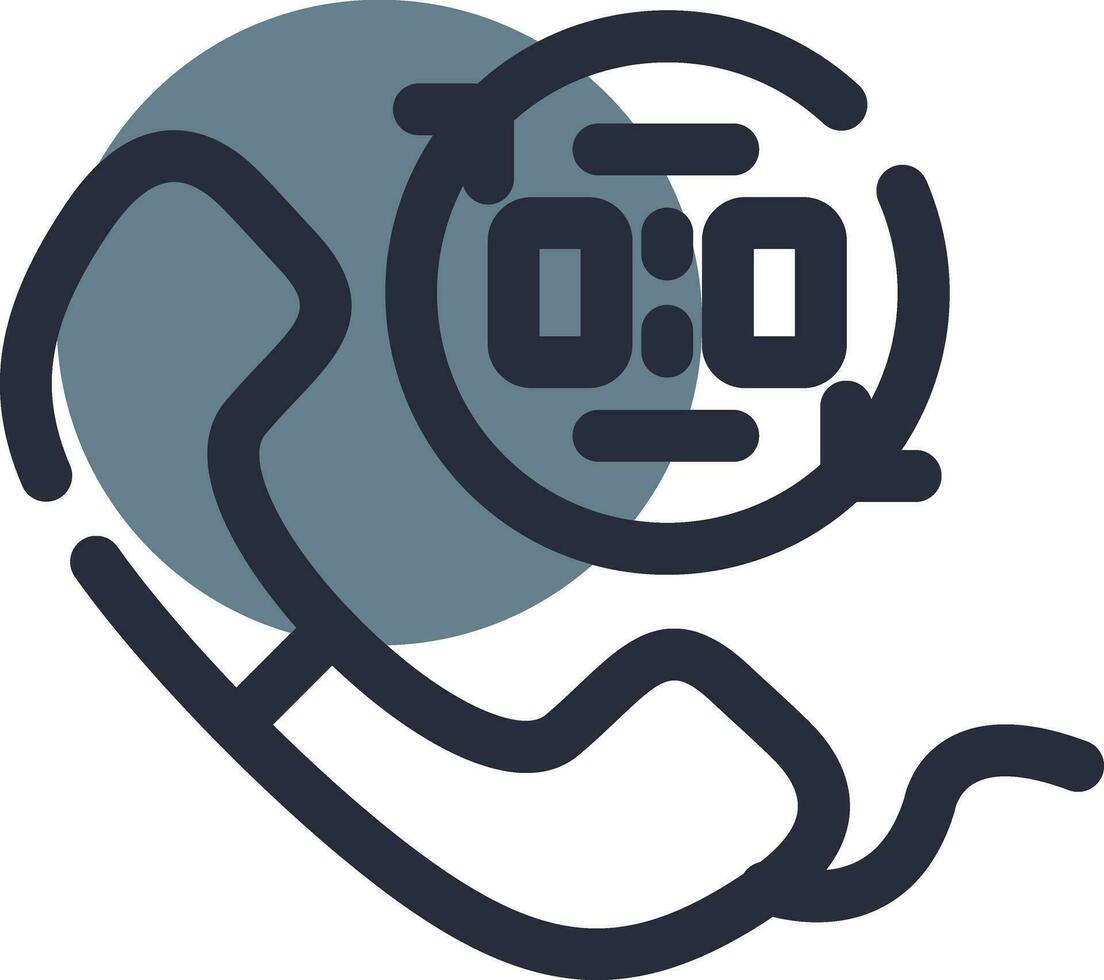 Call Back Creative Icon Design vector