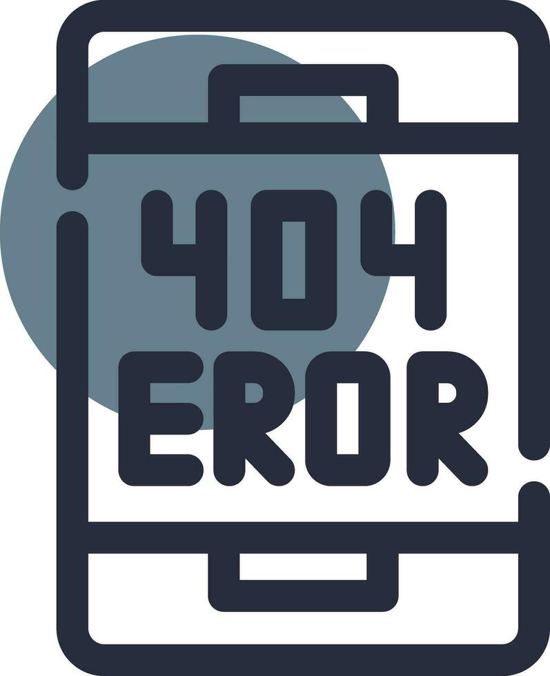 diseño de icono creativo de error vector