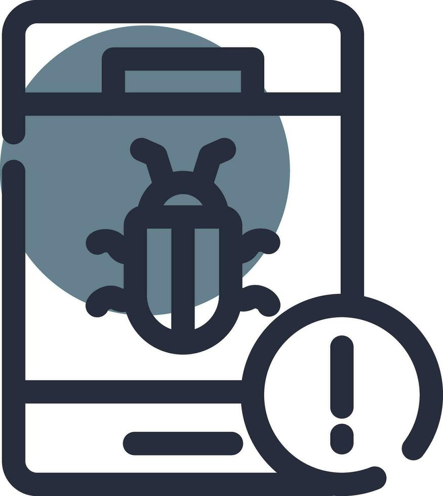 Bug Creative Icon Design vector