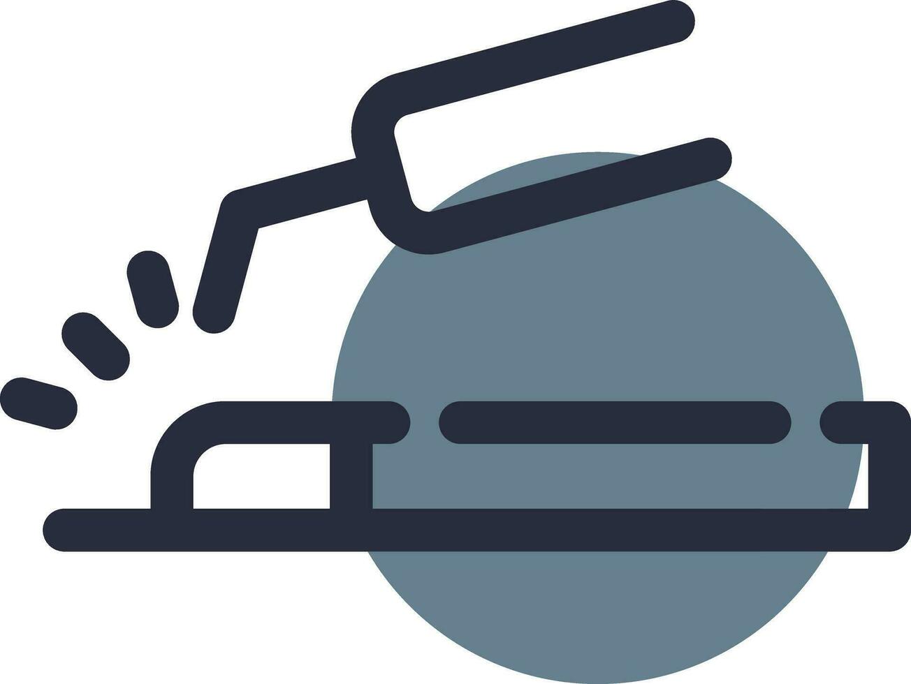 Welding Machine Creative Icon Design vector