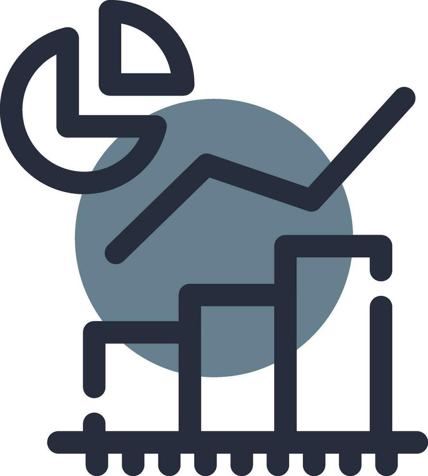 Statistical Analysis Creative Icon Design vector
