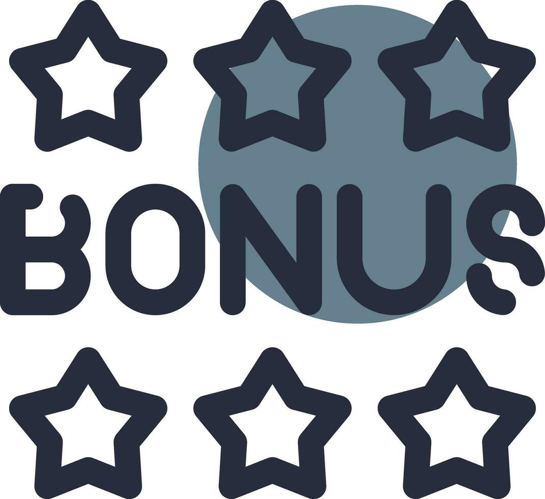 Bonus Creative Icon Design vector