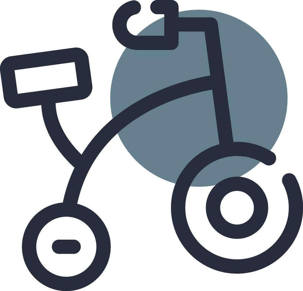 Bike Toy Creative Icon Design vector