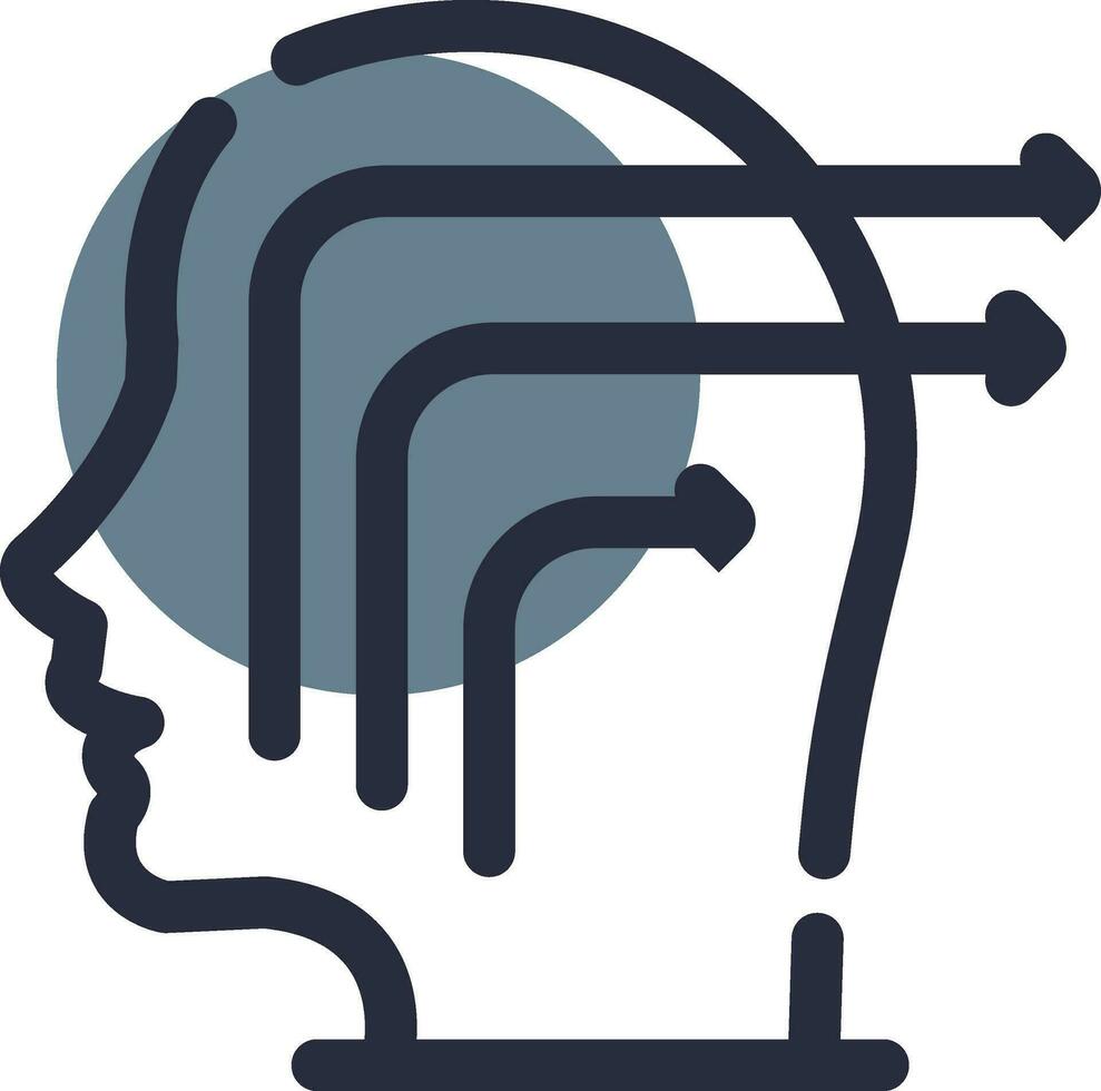 Knowledge Extraction Creative Icon Design vector
