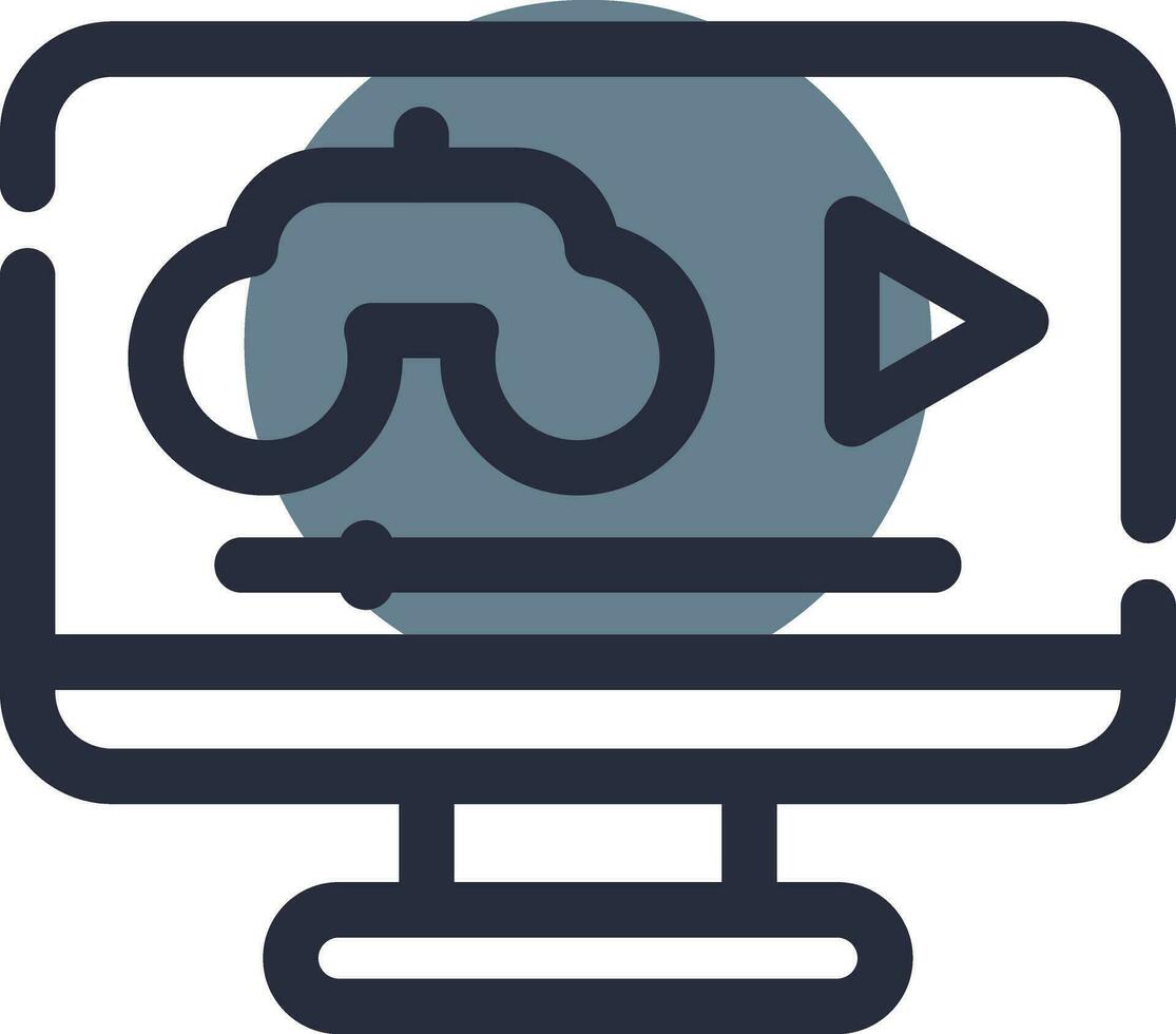 Game Streaming Creative Icon Design vector