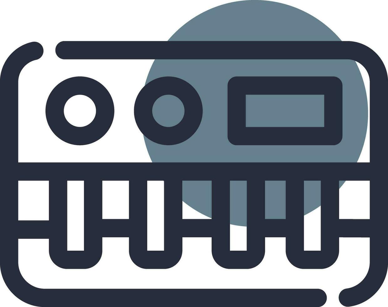 Piano Creative Icon Design vector