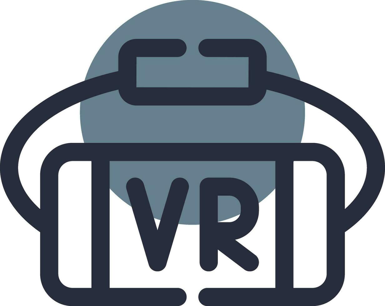 VR Glasses Creative Icon Design vector