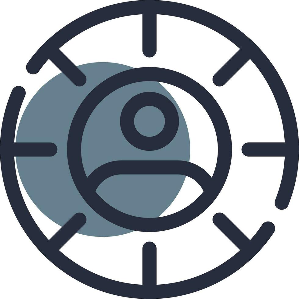 Targeting Creative Icon Design vector