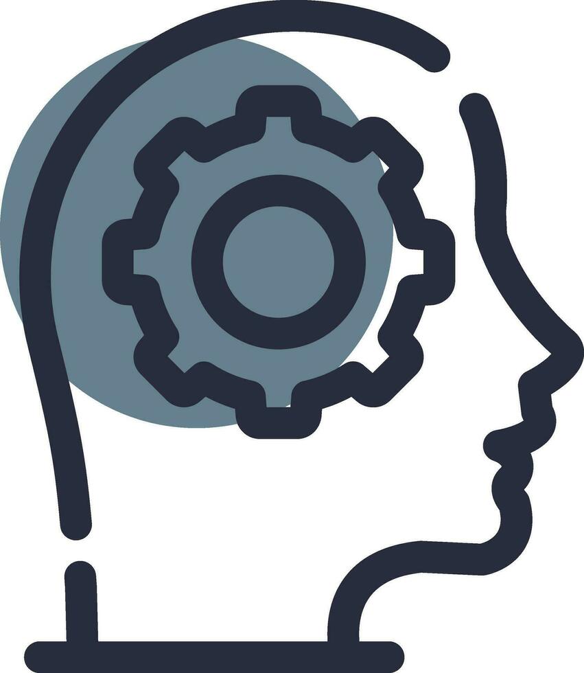 Machine Learning Creative Icon Design vector