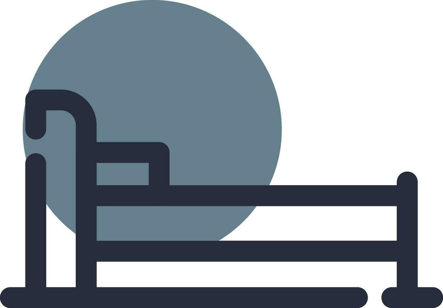 Bed Creative Icon Design vector