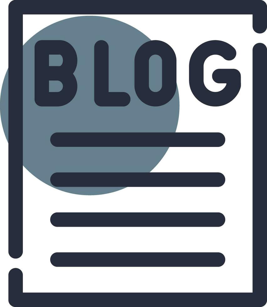 Blogging Creative Icon Design vector