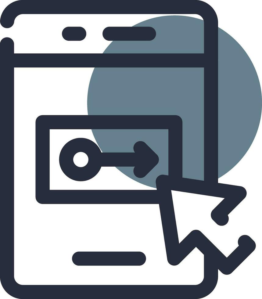 Landing Page Creative Icon Design vector