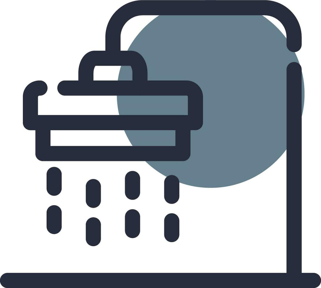 Shower Creative Icon Design vector