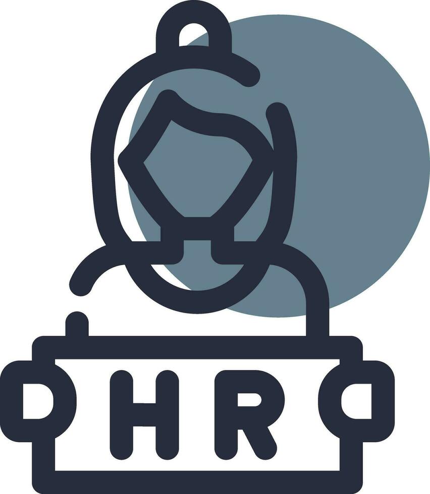 Human Resources Creative Icon Design vector
