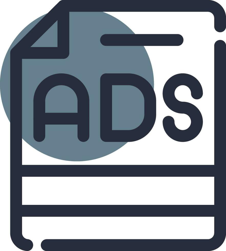 Print Advertisements Creative Icon Design vector