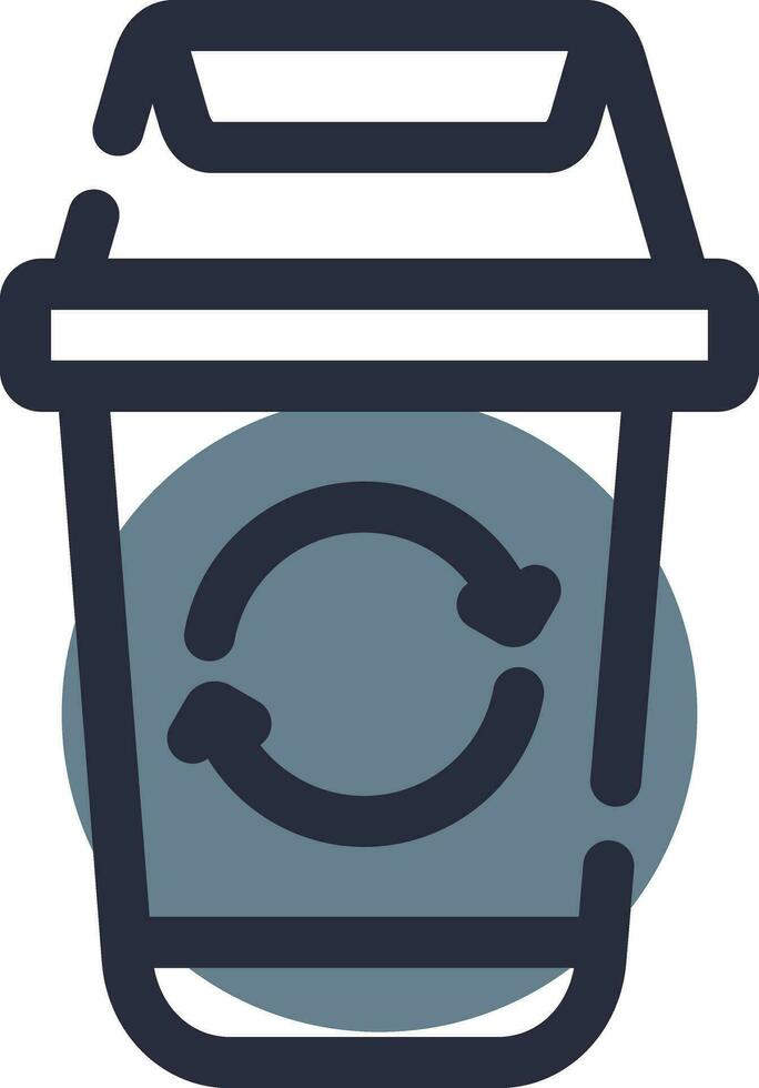 Trash Recycle Creative Icon Design vector