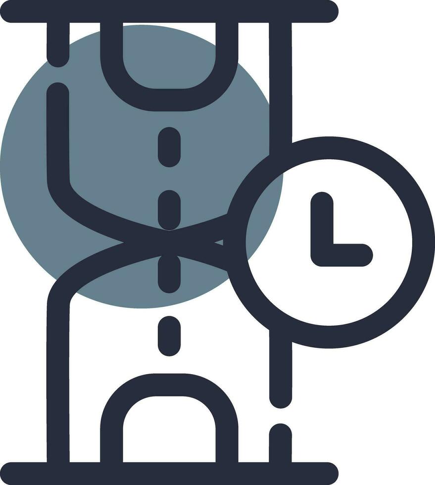 Jet Lag Creative Icon Design vector