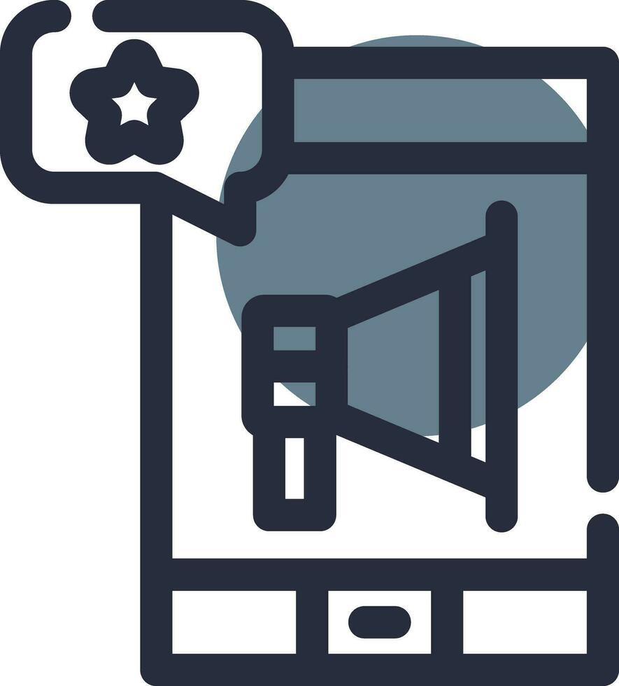 Online PR Creative Icon Design vector