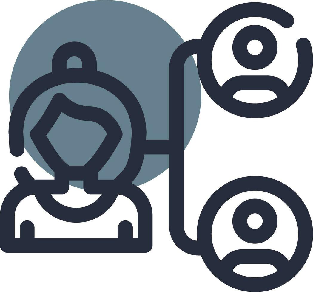 Manager Creative Icon Design vector