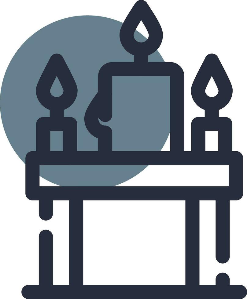 Candles Creative Icon Design vector