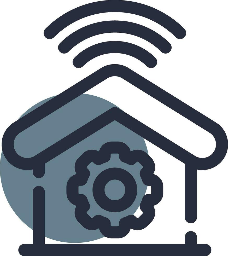 Home Automation Creative Icon Design vector